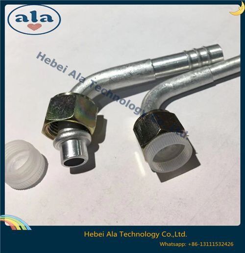 Al joint with iron cap (Female O-Ring) 90 Degree 5 Al joint with iron cap (Female O-Ring) 90 Degree 5